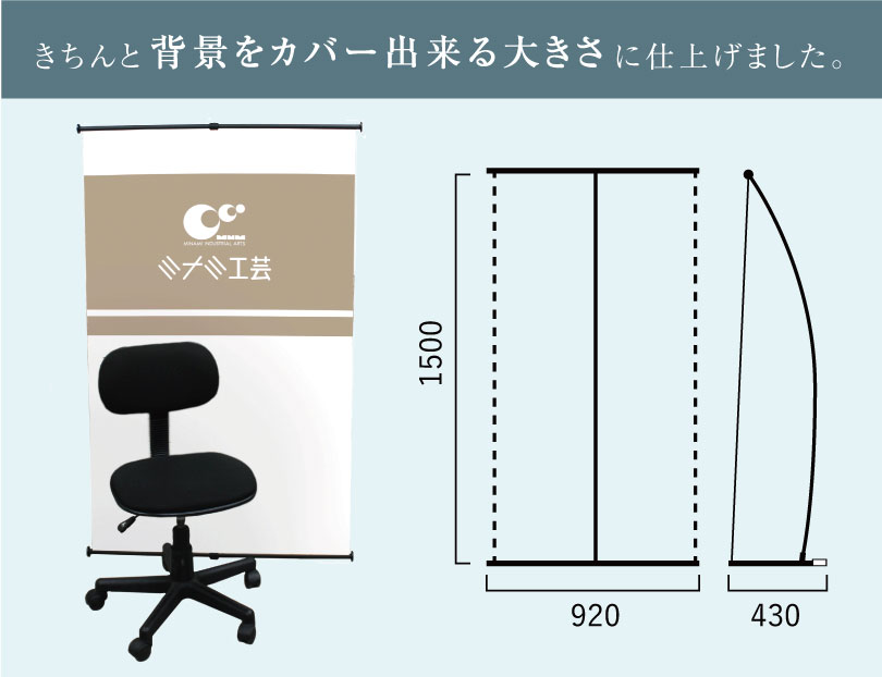 Web会議やビデオ通話の背景パネルとして使えるパーテーション